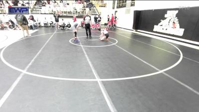 140 lbs Consi Of 8 #2 - Laine Walker, McLoud vs ROSHA MAXWELL, Tahlequah Girls HS