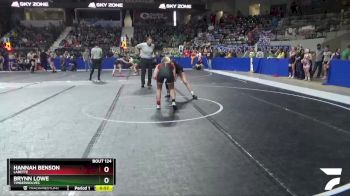 130 lbs Cons. Round 1 - Brynn Lowe, Timberwolves vs Hannah Benson, Labette
