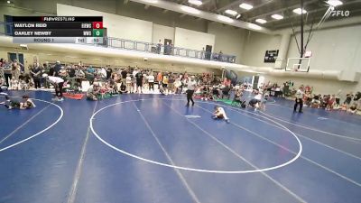 51-55 lbs Round 1 - Waylon Reid, East Idaho Elite Wrestling Clu vs Oakley Newby, Westlake Wrestling Club