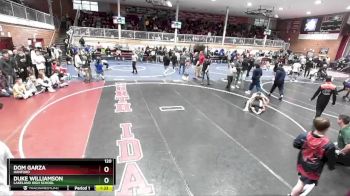 120 lbs Champ. Round 2 - Duke Williamson, Lakeland High School vs Dom Garza, Hanford