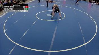 144 lbs Quarterfinals (8 Team) - Hayden Klimek, Grand Island vs Jaxon Ayres, North Platte