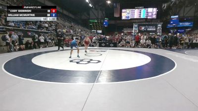 113 lbs Champ. Rd Of 64 - Cody Sieminski, Oregon vs William McMurtrie, Maryland