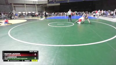 125 lbs Champ. Round 2 - Paxton Jackson, Steelclaw Wrestling Club vs Cj Anderson, Enumclaw Yellow Jackets Wrestling Club