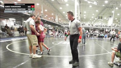 108 lbs Rr Rnd 5 - James Yonushonis, State College - HS vs Eugene Amari-frimpong, FredRo & Co