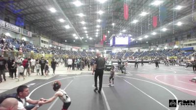 46 lbs Semifinal - Luciano Hernandez, Fort Lupton WC vs Rowan McKinney, Montrose Elite