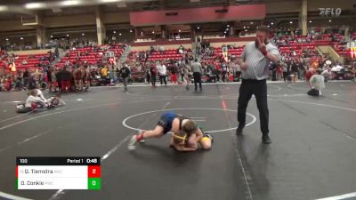 100 lbs Cons. Semi - Declan Tiemstra, Andover Wrestling Club vs Owen Conkle, Pratt Wrestling Club