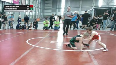52.6-54.4 lbs Champ. Round 3 - Hayden Bargel, Viper Wrestling Club vs Chase Thompson, Inland Northwest Wrestling Training Center