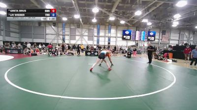 68 kg Cons. Quarters - Greta Brus, Big Game Wrestling Club vs Liv Wieber, The Factory Wrestling Club