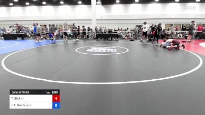 132 lbs Consi Of 16 #2 - Tyson Sisk, Nc vs Tristan Martinez, Fl