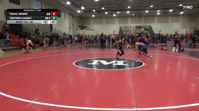Matpac 90 lbs 1st Place Match - Bryken Causey, MATPAC Wrestling - ND vs Isaac ...
