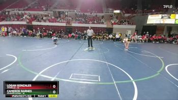 144 lbs Round 1 (16 Team) - Logan Gonzales, Amarillo vs CAMERON BARNES, Leander Glenn