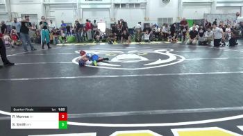 50-B lbs Quarterfinal - Pierce Monroe, OH vs Sam Smith, WV