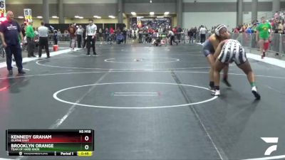 190 lbs Cons. Round 1 - Kennedy Graham, Olathe East vs Brooklyn Orange, Team Of Hard Knox