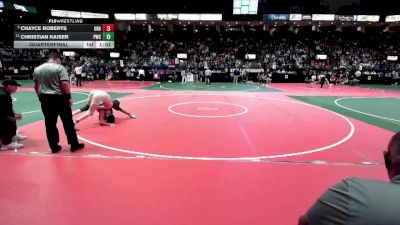 134 lbs Quarterfinal - Chayce Roberts, Unattached vs Christian Kaiser, PWCA