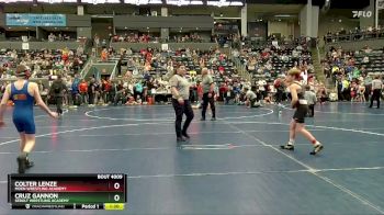 90 lbs Semifinal - Cruz Gannon, Sebolt Wrestling Academy vs Colter Lenze, Moen Wrestling Academy