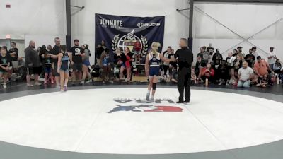 43 lbs Rr Rnd 7 - Hayden Brennen, Cowtown - W vs Mia Pardo, Carolina Gold