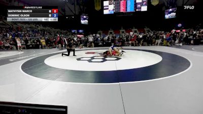 120 lbs Cons. Rd Of 32 - Mathysin Marco, NE vs Dominic Olson, NE