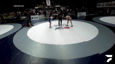 All Cadet Boys Freestyle Lower - 126 lbs Cons. Round 4 - Robert Garcia vs Peyton Bowlin, Frontier High School Wrestling