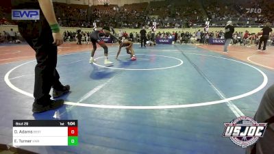 92 lbs Round Of 16 - Dandre Adams, Best Trained vs E Turner, HURRICANE WRESTLING ACADEMY