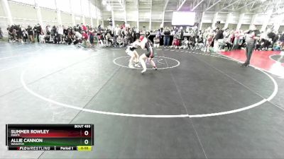 130 lbs Cons. Round 3 - Summer Rowley, Manti vs Allie Cannon, Wasatch