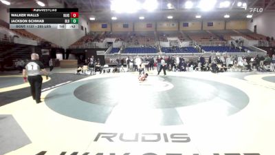 285 lbs 3rd Place - Walker Walls, Bishop Lynch High School vs Jackson Schwab, Blair Academy