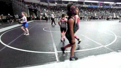 95 lbs Rr Rnd 2 - Emma Evans, Bartlesville WC vs Addison Ross, East Kansas Eagles
