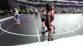 95 lbs Rr Rnd 2 - Emma Evans, Bartlesville WC vs Addison Ross, East Kansas Eagles