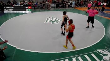 87-94 lbs Champ. Round 1 - Liam Darr, Bulls Wrestling Club vs Silas Kent, Eureka Wrestling Club