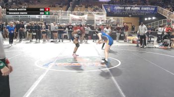 135 lbs Cons. Round 3 - Gracie Austin, Charlotte Hs vs Shamari Smith, South Dade