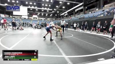 88 lbs Round 3 (6 Team) - Kaiden Starkovich, Black Fox Academy vs Josh Laney, Untouchables