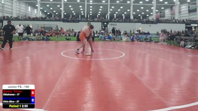 190 lbs Emery Turner, Oklahoma vs Riley Alborn, Ohio Blue