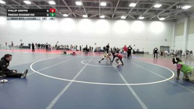 113 lbs Consi Of 8 #1 - Phillip Griffin, NJ vs Tristan Rosemeyer, NJ
