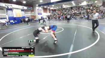 165 lbs Champ. Round 2 - Edgar Flores-estrada, Durham vs Marcus Gurwell, Marina
