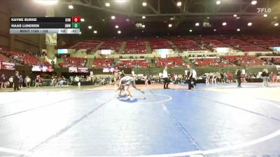 158 lbs 3rd Place Match - Haas Lundeen, Coyote Wrestling Club vs Kayne Burke, Browning