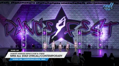 Almost Famous Dance Gym & Cheer - Mini All Star Lyrical/Contemporary [2025 Mini - Contemporary/Lyrical - Small Day] 2025 DanceFest Grand Nationals