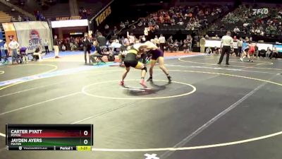 150 Class 2 lbs Champ. Round 1 - Carter Pyatt, Potosi vs Jayden Ayers, Fulton