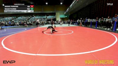 101 lbs Consi Of 8 #1 - Masao Parsons, Reign Wrestling Club vs Isaiah Flores, Pounders WC