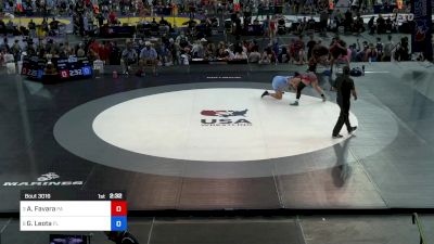 190 lbs Quarters - Alyssa Favara, PA vs Grace Leota, FL