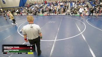 79 lbs Cons. Round 5 - Remington Young, Team Prestige vs Kingston Sabatin, Westlake