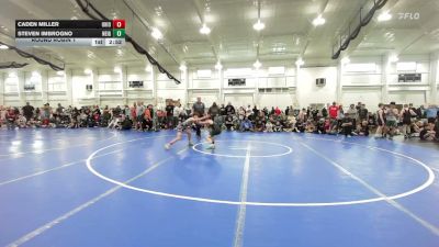 88 lbs Round Robin 1 - Caden Miller, Ohio Gold - Black - EL vs Steven Imbrogno, Neighborhood Wrestling Club - EL