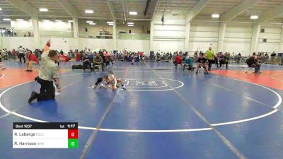 44 lbs Semifinal - Ryan Laberge, Colchester vs Rhett Harrison, New England Gold WC