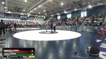 150 lbs Round 1 - Noah Legesse, Chaparral vs Kingston Torrey, Temecula Valley