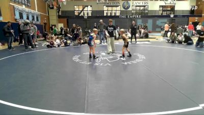 54-58 lbs Round 3 - Jude Crofts, Victory vs Sage Balliett, RWC - Roy Wrestling Club