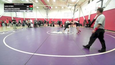 197 lbs Cons. Round 3 - William Fulgentes, Moorpark CCC vs Luca O`Neil, Menlo NWCA