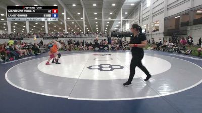 115 lbs Mackenzie Tibbals, Oklahoma vs Laney Grimes, Ohio Red