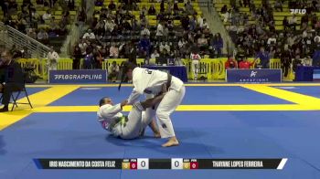 Thayane Lopes Ferreira vs Iris Nascimento Da Costa Feliz 2026 World Jiu-Jitsu IBJJF Championship