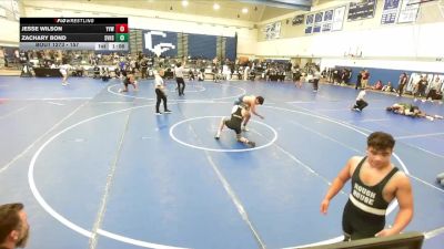 157 lbs Champ. Round 2 - Zachary Bond, Simi Valley High School vs Jesse Wilson, Yucca Valley Wrestling