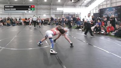 92 lbs Round 3 (4 Team) - Isaiah Evans, Donahue WA vs Aiden May, Southwest Select