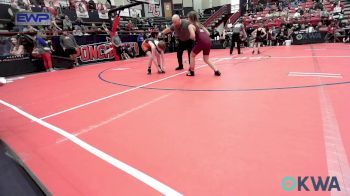 110 lbs Rr Rnd 1 - Blakelyn Minton, IRONMEN Wrestling Club vs Denver Norwood, Cowboy Wrestling Club