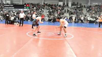 152 lbs Quarterfinal - Dominic Way, WV vs Logan Brown, MD
